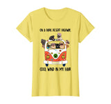 On a dark desert highway, cool wind in my hair pug cute tee