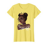 This Melanin Queen Was Born In March Birthday Black History T-Shirt