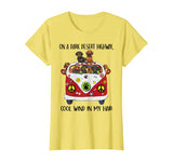 On A Dark Desert Highway Cool Wind in My Hair Dachshund Tee