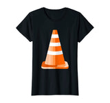 Orange Road Traffic Construction Safety Cone t-shirt