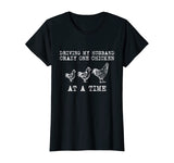 Funny Chicken print - Chicken product Crazy Chicken Lady T-Shirt