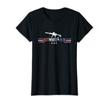 Red White And Pew Funny Gift Guns T-Shirt