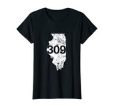 Peoria Pekin Area Code 309 Shirt, Illinois Souvenir Gift