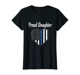 Proud Daughter of Police Officer Shirt - Law Enforcement Tee