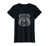 Arizona Historic Route 66 Retro Distressed Graphic T-Shirt