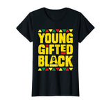 Young Gifted And Black T Shirt History Month African Dashiki