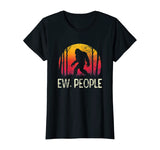 Vintage Retro Ew People Bigfoot T Shirt Funny Sasquatch Gift