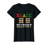 Black History T Shirt African Pride Month Past Future Gift