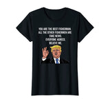 Trump Fisherman Funny Fisher Hook Gifts Shirt
