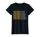 Black Women Are Inspirational Black History T-Shirt