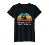 Funny Antisocial Butterfly T-Shirt