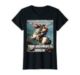 Funny History Hipster Napoleon Bonaparte Argument T-Shirt