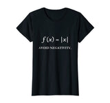 Avoid Negativity - Funny Math T-shirt Nerd Science Gift idea
