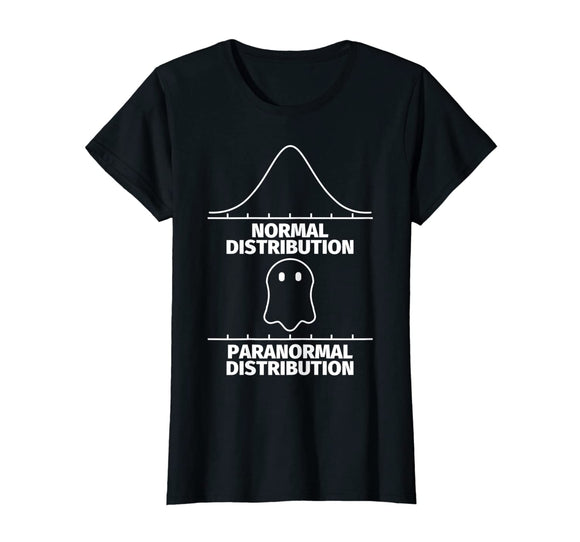 Halloween Math Shirt - Paranomal Distribution Math Gift