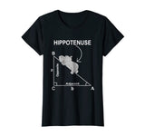 Nerd Geometry Hippotenuse Hypotenuse Funny t-shirt