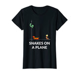 Snakes On A Math Plane Funny Snake T-Shirt
