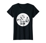 Euler Math equation fun shirt for scientist and math lovers