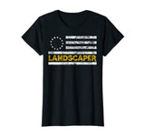 Vintage America Betsy Ross Flag Landscaper Cool Gift T-Shirt
