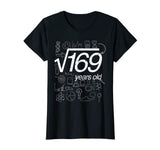 Square Root of 169: 13th Birthday 13 Years Old T-Shirt Math