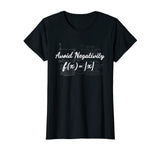 Avoid Negativity Math T-Shirt - Funny Math Teacher Gift