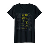 All You Need Is Love Math T shirt - Math Equation T Shirt