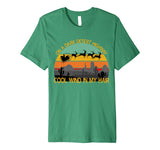 On A Dark Desert Highway Santa Southern Christmas Hippie Premium T-Shirt
