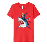 Donald Trump Shark Shirt 4th of July USA America Gift