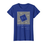 Pythagorean Theorem Algebraic Proof Math T-Shirt
