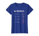 All You Need Is Love Math Equation Funny T Shirt