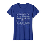 Algebra Dance Funny Graph Figures Math Equation T-shirt