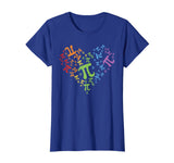 Pi Day Shirt Rainbow Heart Math LGBT Gay Lesbian Pride Gift