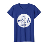 Euler Math equation fun shirt for scientist and math lovers