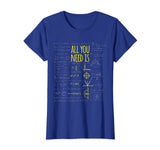 All You Need Is Love Math T shirt - Math Equation T Shirt