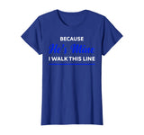 Proud Police Wife Shirt Cop Officer Law Enforcer Gift Women T-Shirt