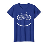 Bike Smiley Face Funny MTB Cycling Gift design T-Shirt