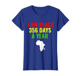 Black 365 Days A Year Black History Month Gift African Mens T-Shirt