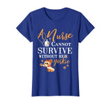 Womens Nurse Yorkie Mom Funny Quote Dogs Lover Gift T-Shirt