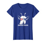 Patriotic Goat 4th of July T shirt Boys Funny Goat Americaaa