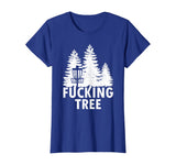 Disc Golf Fucking Tree Shirt Funny Frolf Tee