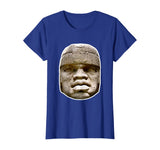 Olmec Statue Shirt - Hidden History Clothing - Good Colors !