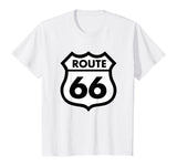 Route 66 tshirt White Highway Sign Shirt