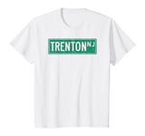 Retro Style Trenton NJ Street Sign T-Shirt