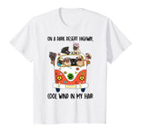 On a dark desert highway, cool wind in my hair pug cute tee
