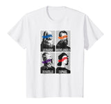 Renaissance Ninja Artists Poster Style Pop Art T-Shirt