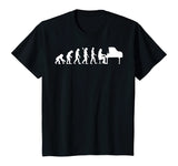 Pianist Evolution T-Shirt Funny Piano Player Cool Gift