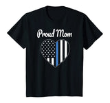 Proud Mom of Police Officer Shirt - Law Enforcement T-shirt