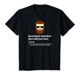 Funny Beard Teacher Shirt; Teacher Appreciation Gift for Men