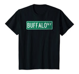 Retro Style Buffalo NY Street Sign T-Shirt