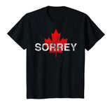 Sorrey Sorry Canadian Funny Apology Red Maple Leaf T-Shirt