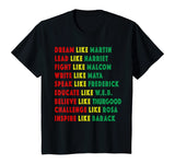 Black History Month Shirt Black Pride Leaders Black Power T-Shirt